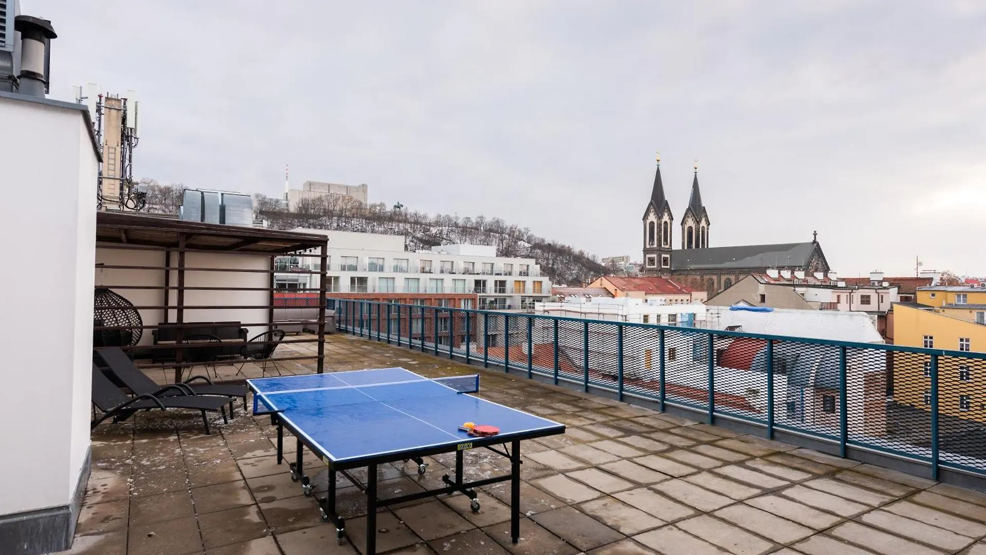 Premiumn Penthouse With Terrace In Prague 아파트 0*,