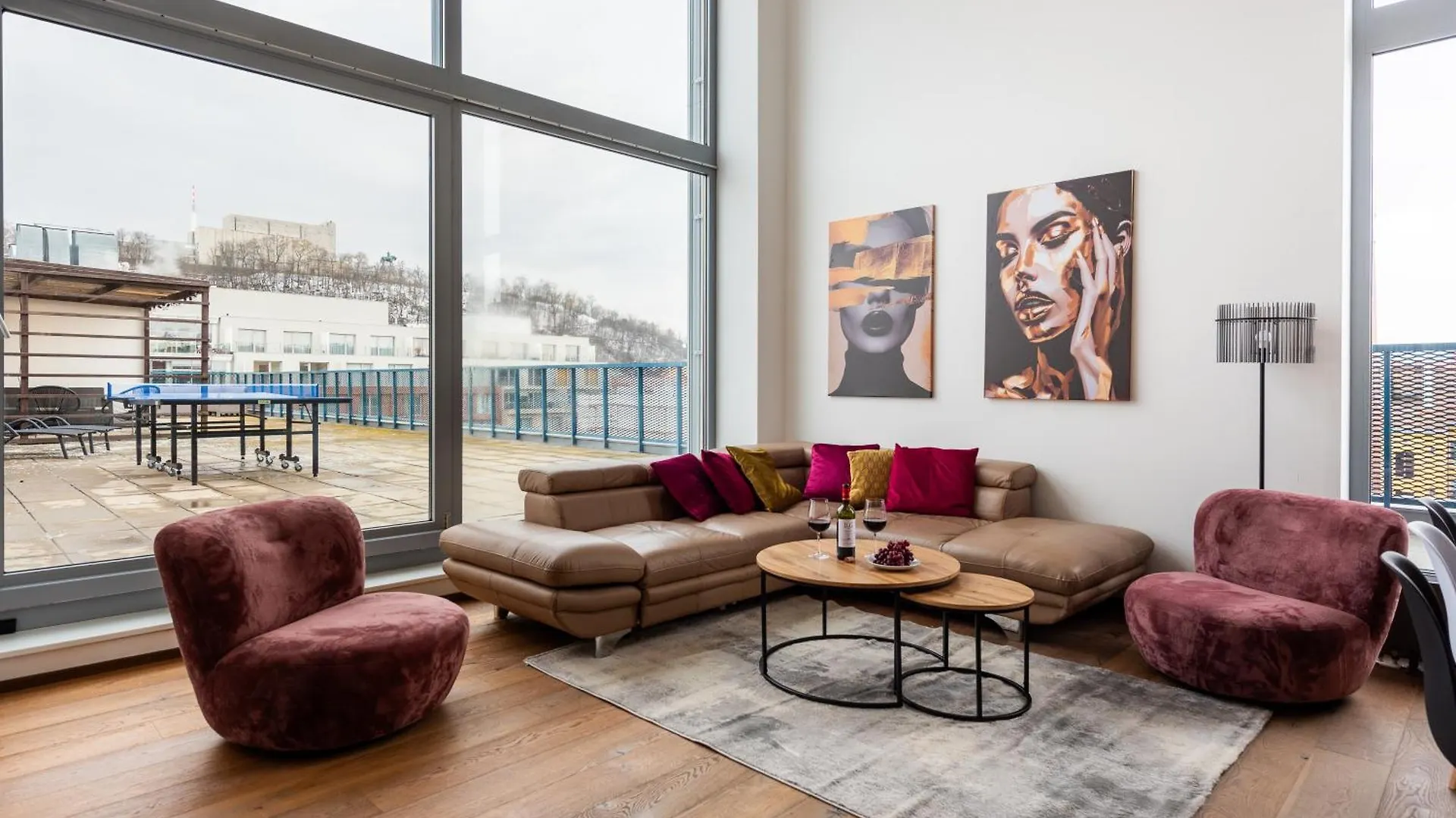 Premiumn Penthouse With Terrace In Prague 아파트